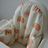 lullypop High Chair Cushion Cover in Rainbow and Sun